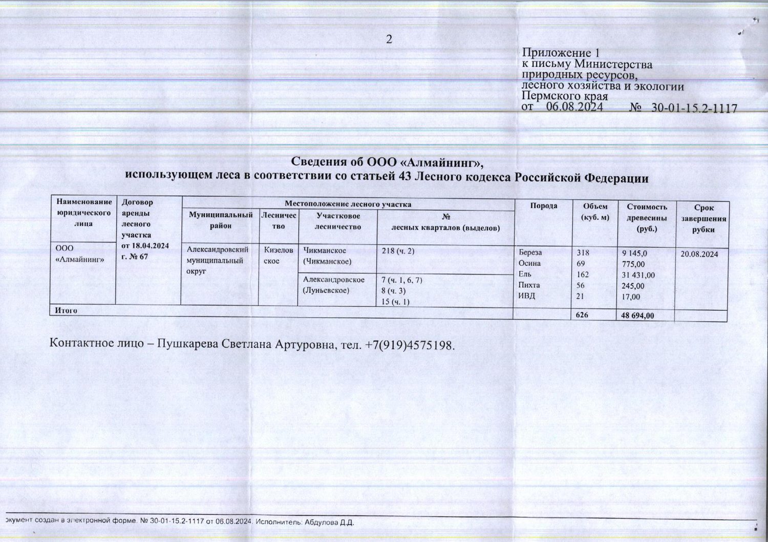 8) Лот № 9(10) (от 06.08.2024 № 30-01-15.2-1117 (вх. № 59-13436 от 14.08.2024).…