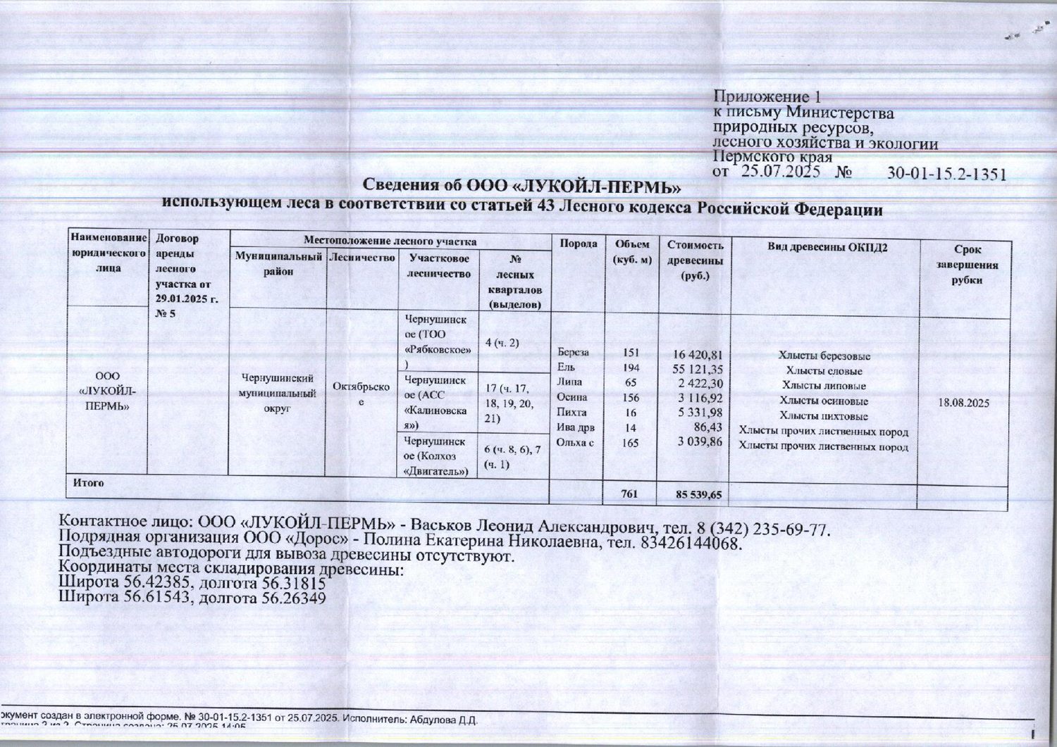 1) Лот № 7 (от 25.07.2025 № 30-01-15.2-1351 (вх. № 59-14186 от 31.07.2025). Кол…