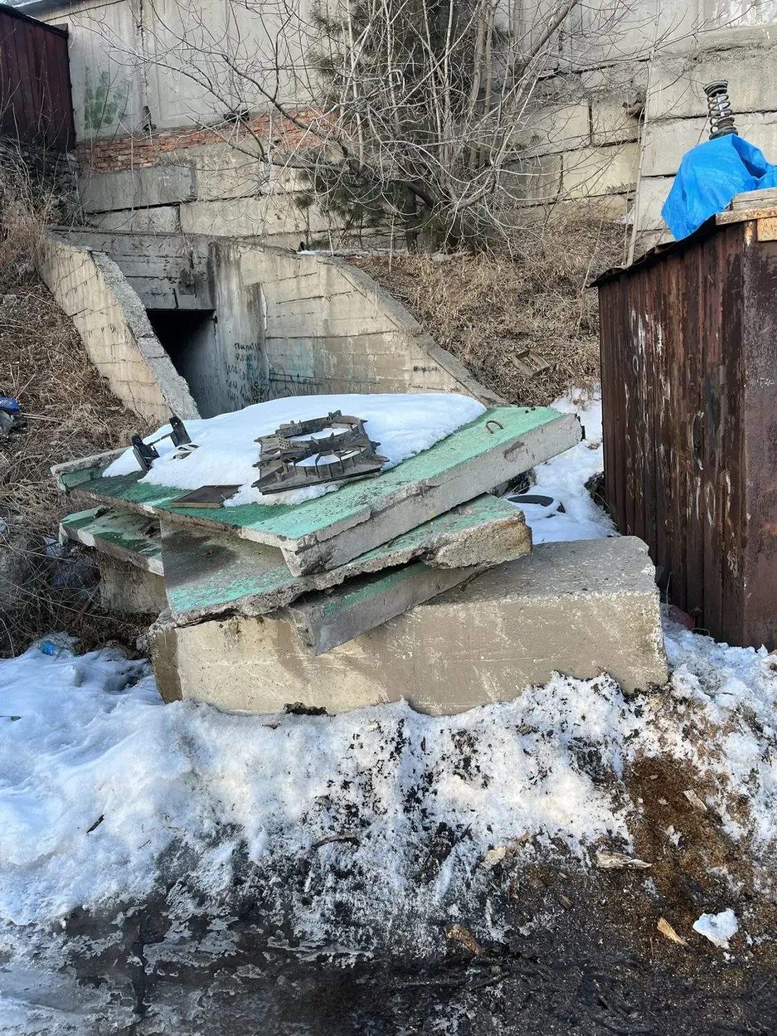 Часть сооружения