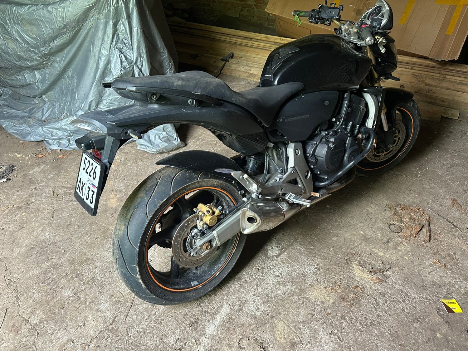 Мотоцикл марки ХОНДА CB600FA, 2008 г.в., г/н 5226АК33, VIN ZDCPC41C08F054331 (Р…
