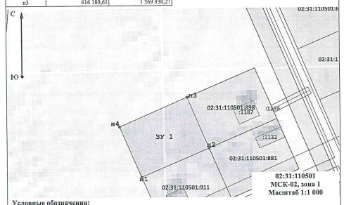 Ориентир: Республика Башкортостан, Кармаскалинский район, Кармаскалинский сельс…