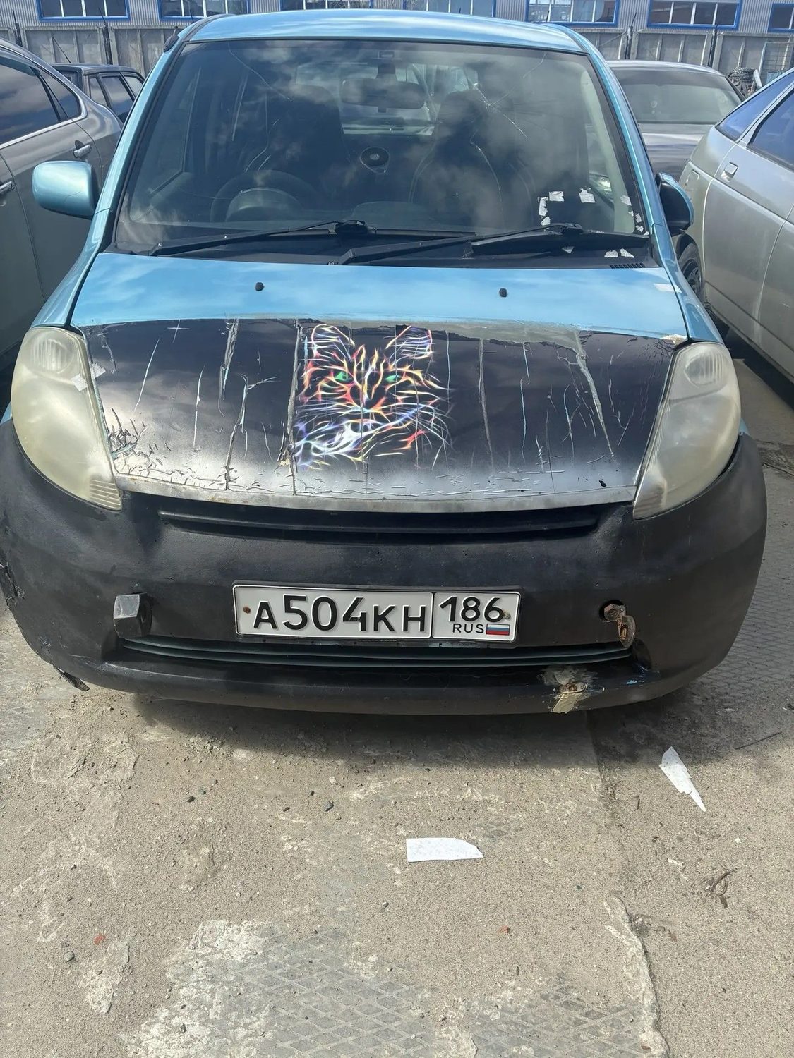 Автомобиль марки "DAIHATSU BOON" г.р.з. А504КН186, цвет голубой, номер двигател…