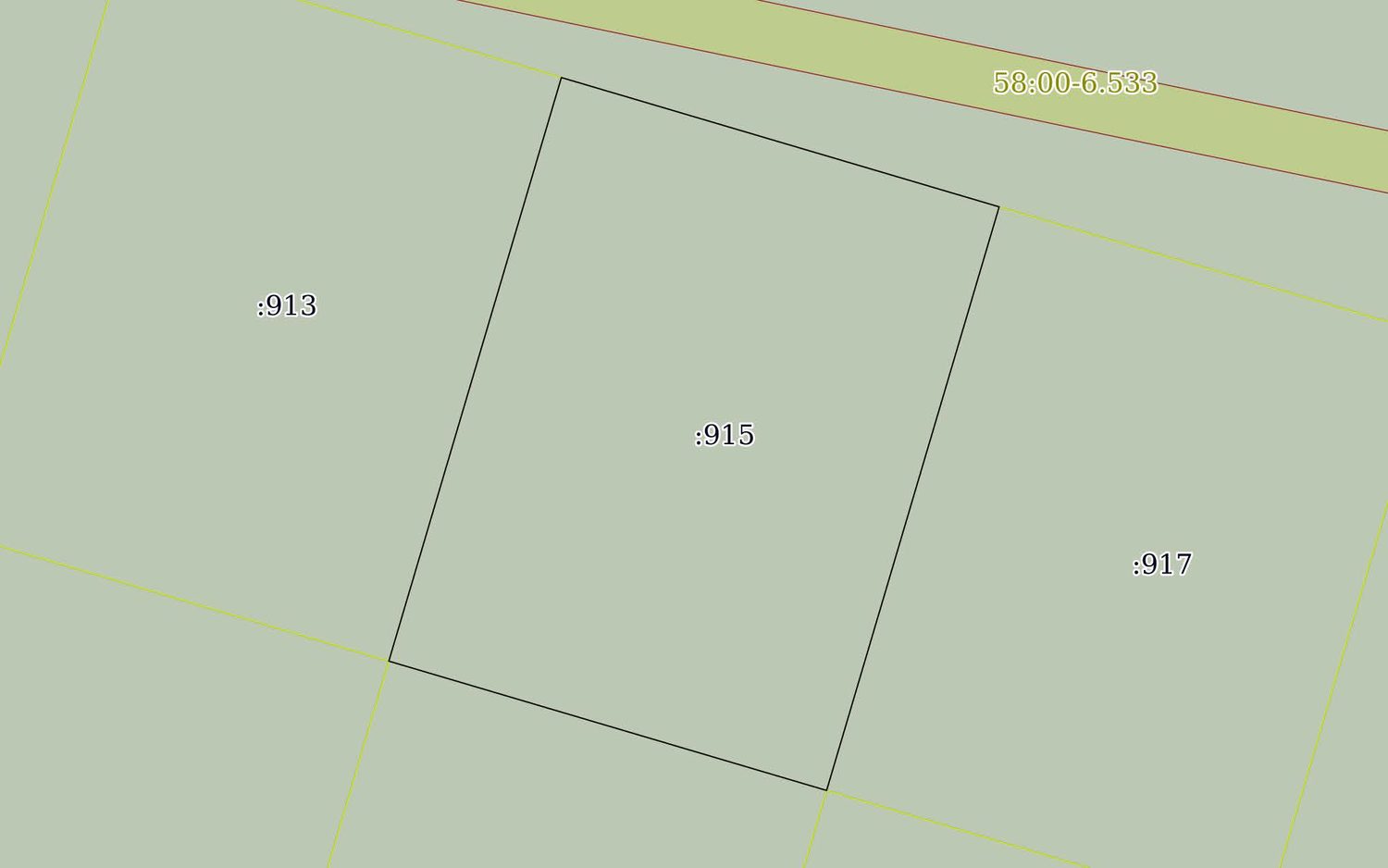 Земельный участок площадью 1200 кв.м с кадастровым номером 58:14:0070101:915, р…