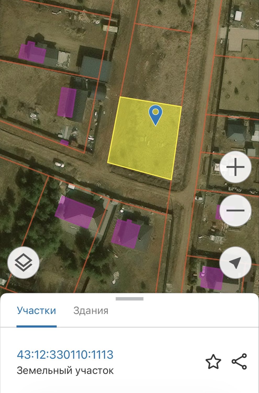 Земельный участок с кадастровым номером 43:12:330110:1113