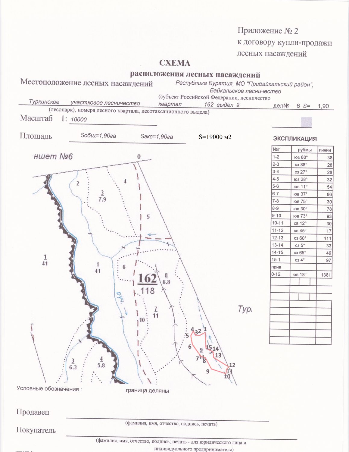 Право заключения договора купли-продажи лесных насаждений, расположенных на зем…