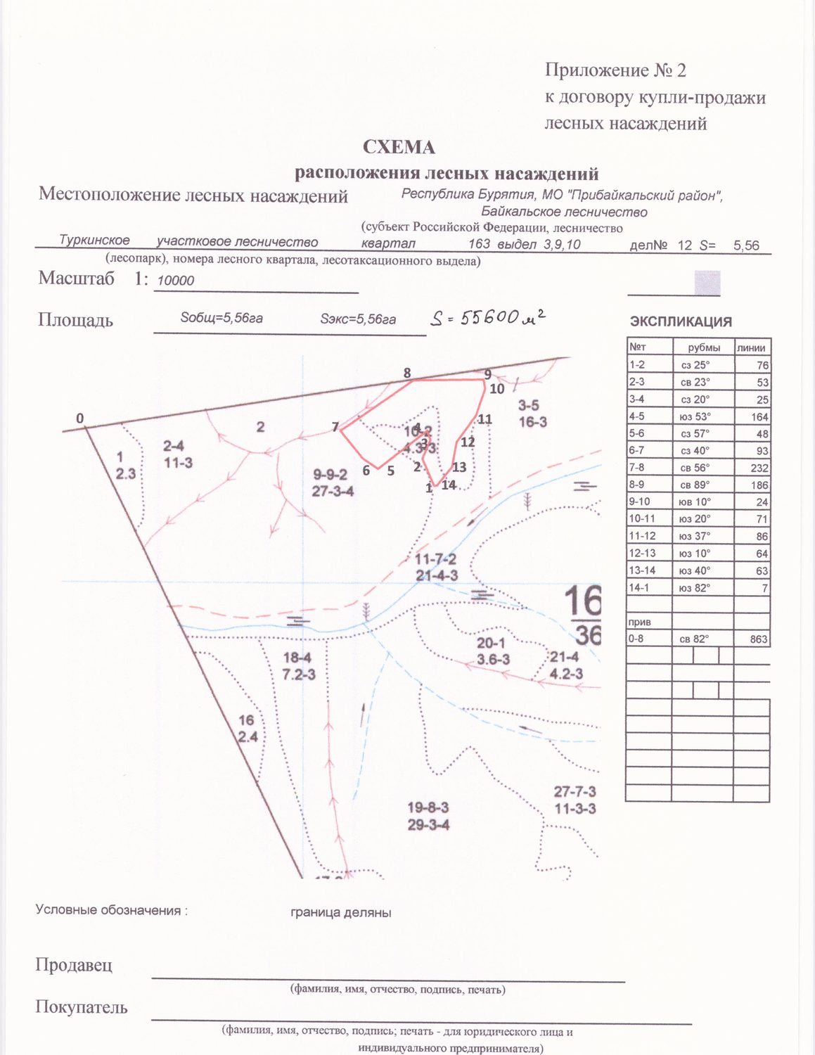 Право заключения договора купли-продажи лесных насаждений, расположенных на зем…