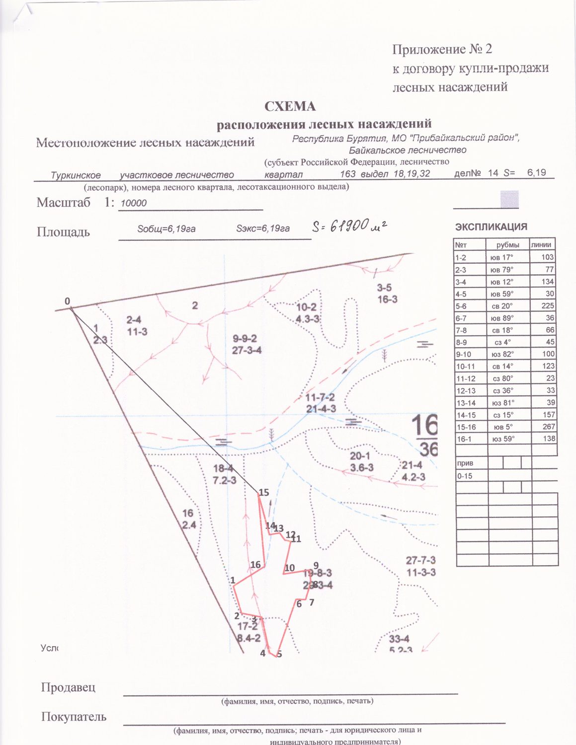 Право заключения договора купли-продажи лесных насаждений, расположенных на зем…