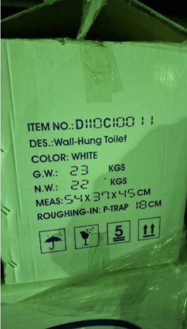 Подвесные унитазы из фарфора в ассортименте с артикулами D1 10C 1001 1 wall-hun…