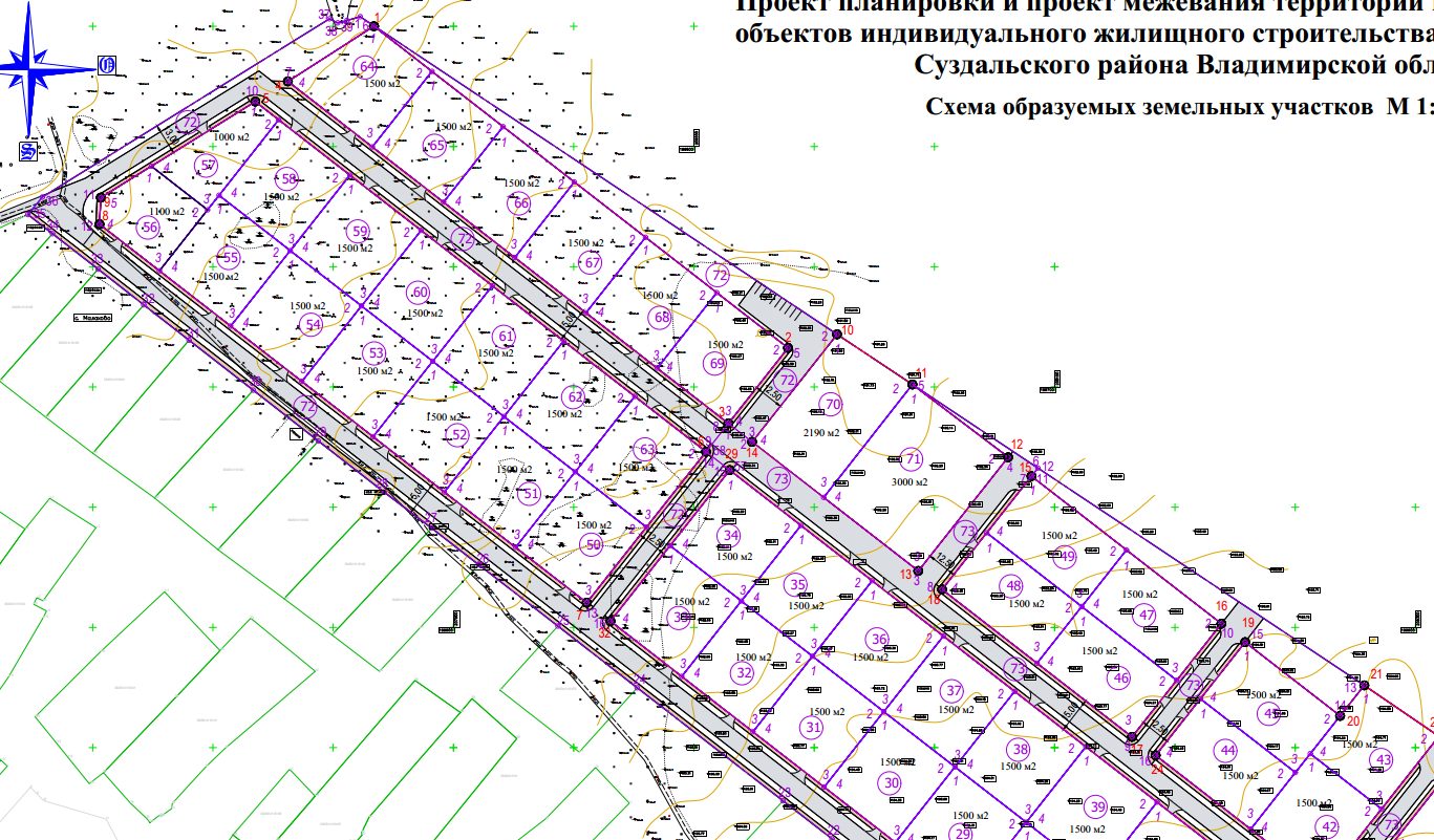 земельный участок ориентировочной площадью 1500 кв.м, расположенный по адресу: …