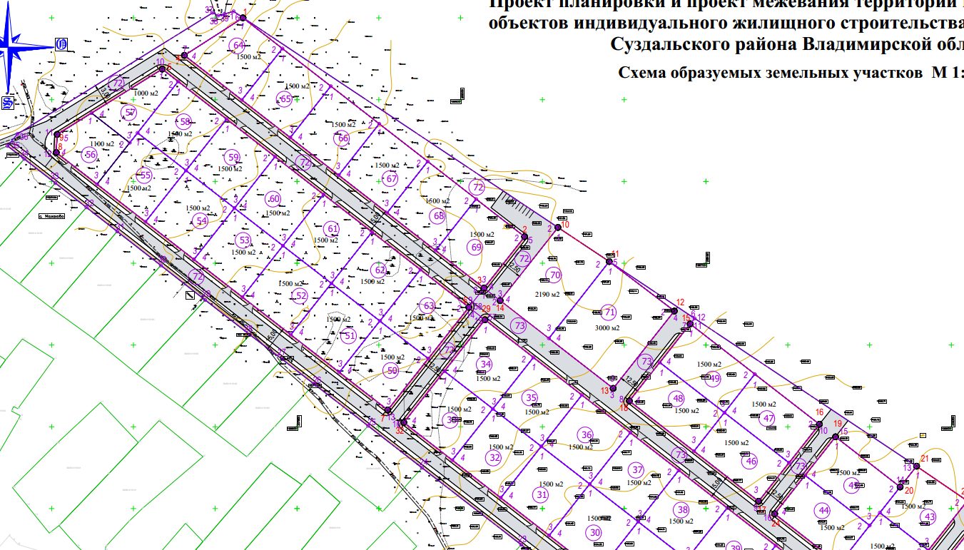 земельный участок ориентировочной площадью 1500 кв.м, расположенный по адресу: …
