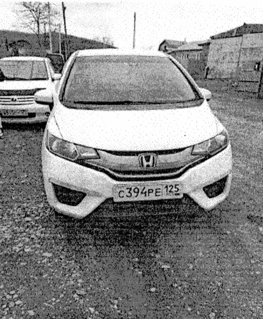 АМТС Honda Fit Hybrid, г.в. 2015, г/н С394РЕ125, VIN GP53218786, №кузова GP5321…