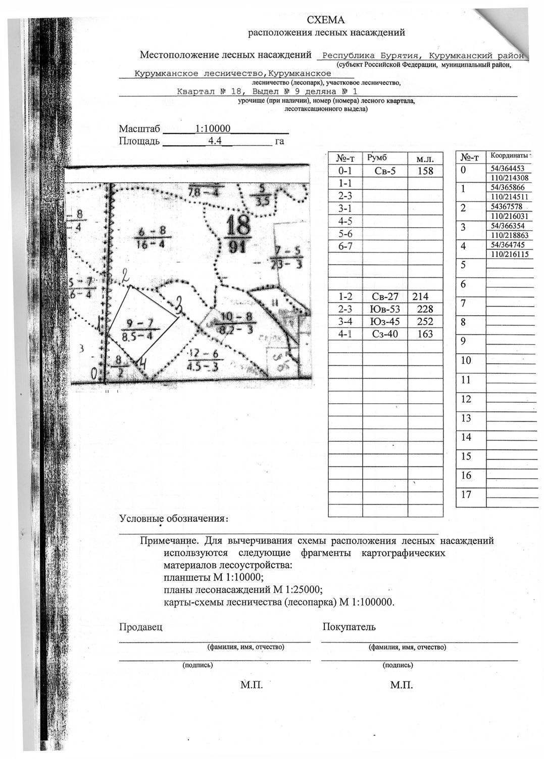 Право заключения договора купли-продажи лесных насаждений, расположенных на зем…