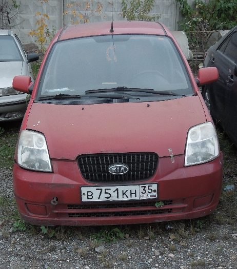 Автомобиль марки "KIA PICANTO", ГРЗ В751КН35, VIN KNEBA24426T226806 (ключи и до…