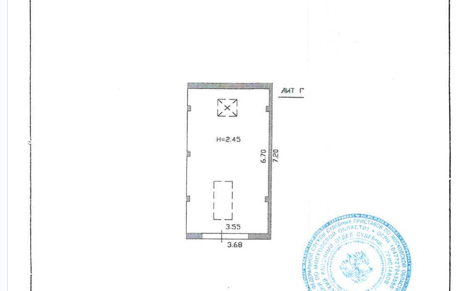 Гараж, общ.пл. 26,5 кв.м., к/н: 50:58:0000000:16426, адрес: МО, г. Серпухов, ГС…