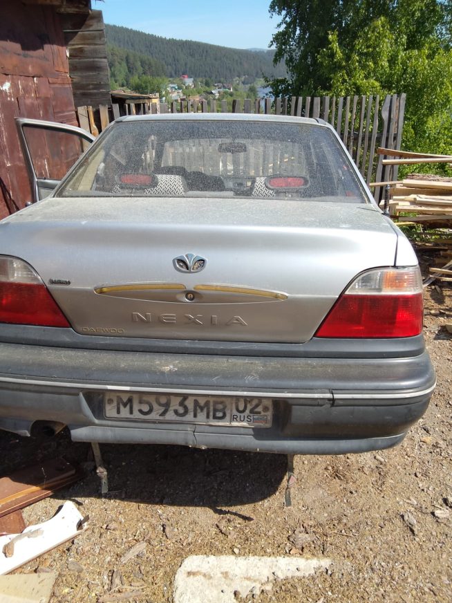 Авто марки DAEWOO NEXIA GL г/н М593МВ02, VIN ULV3L31BD3A137088