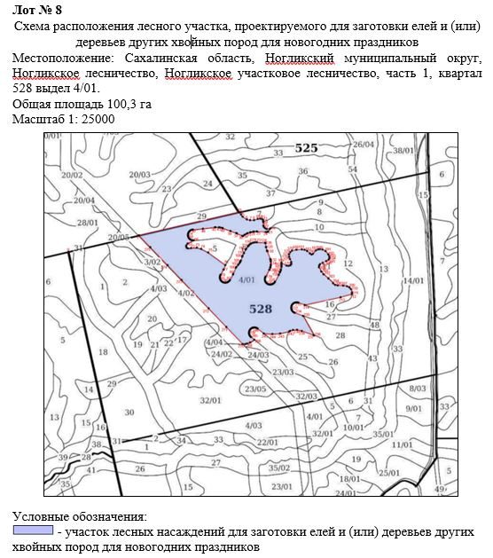 Право заключения договора купли-продажи лесных насаждений для заготовки елей и …
