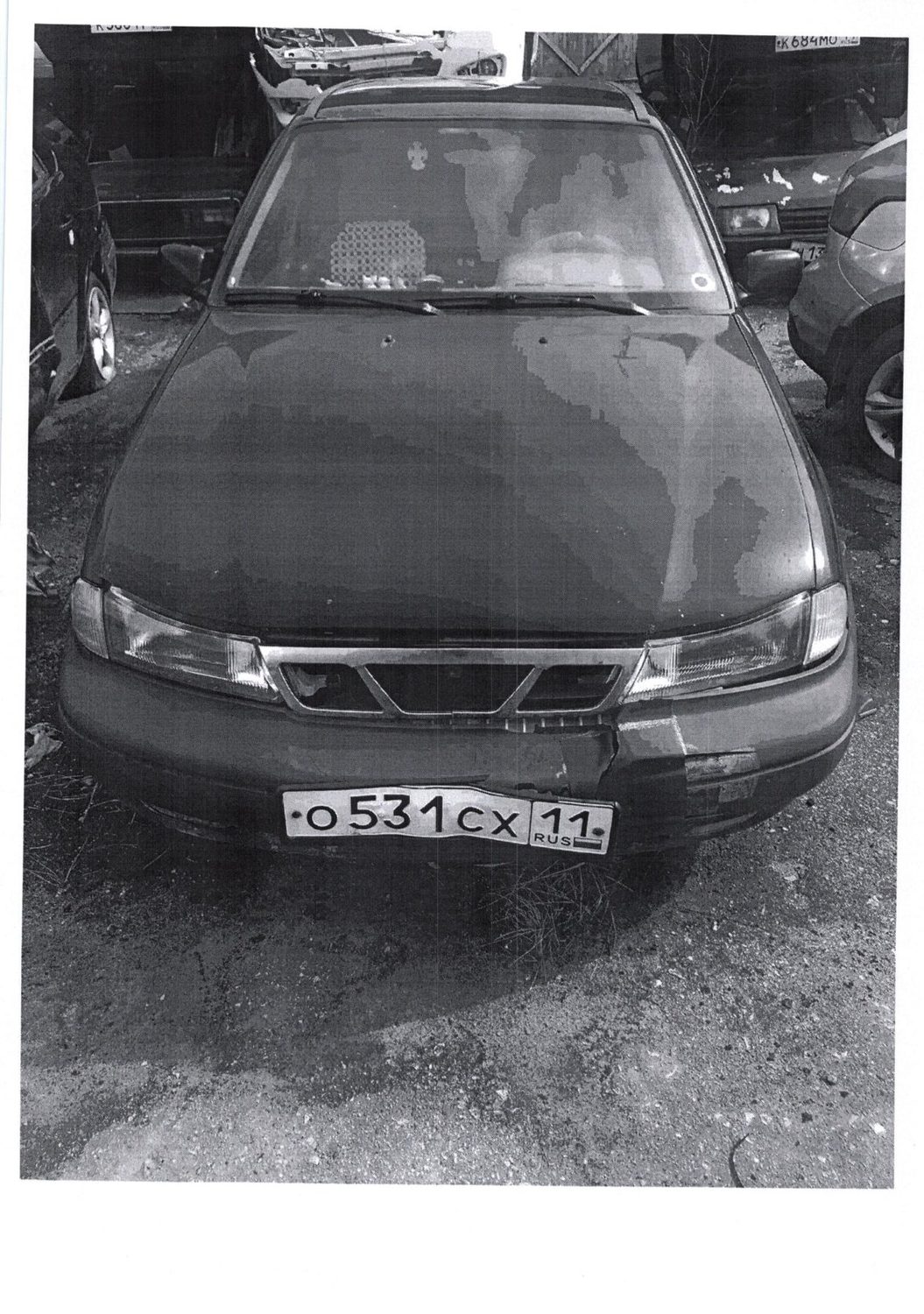 (№107-03-26) Транспортное средство DAEWOO NEXIA (седан), 2008 гв., г/н О531СХ11…