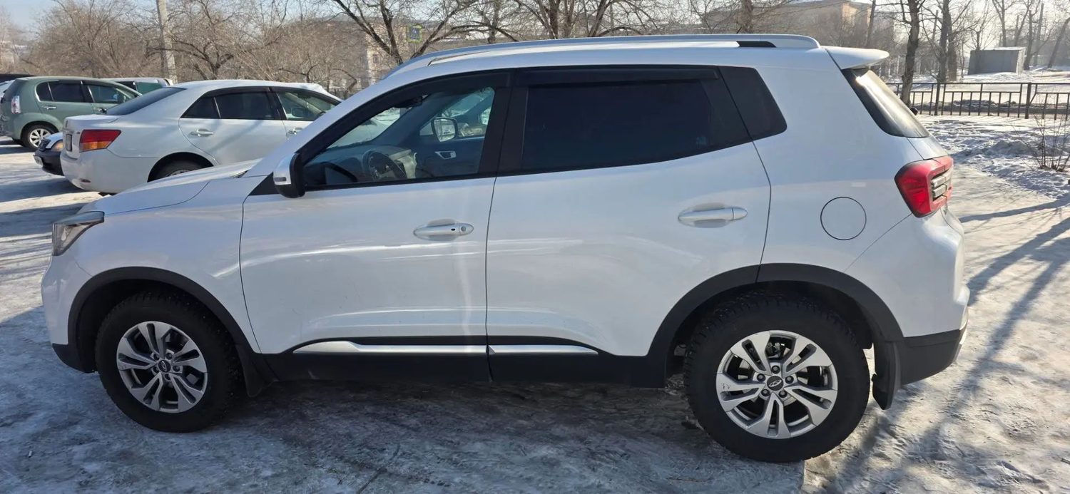 Транспортное средство Chery Tiggo 4, 2021 года выпуска, цвет - белый, идентифик…