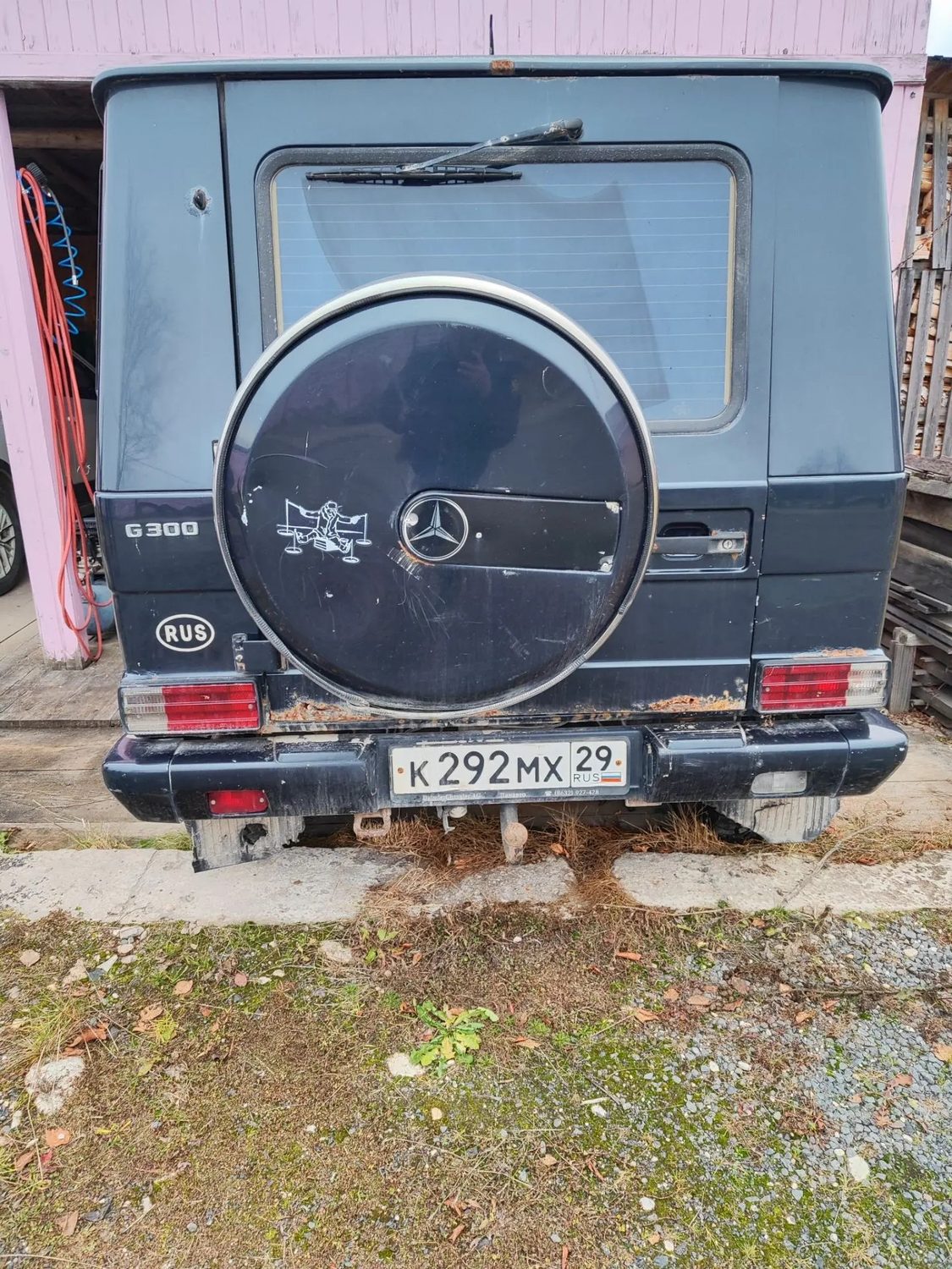 Транспортное средство Mersedes Bents G300TD, 1997 года выпуска, цвет – синий, V…