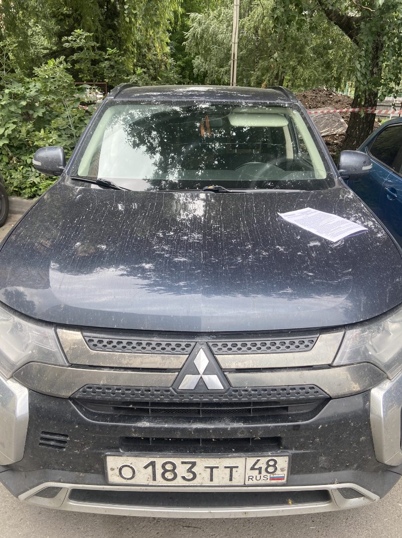 Легковой автомобиль Mitsubishi Outlander, г/н О183ТТ48, 2021 г.в., идентификаци…