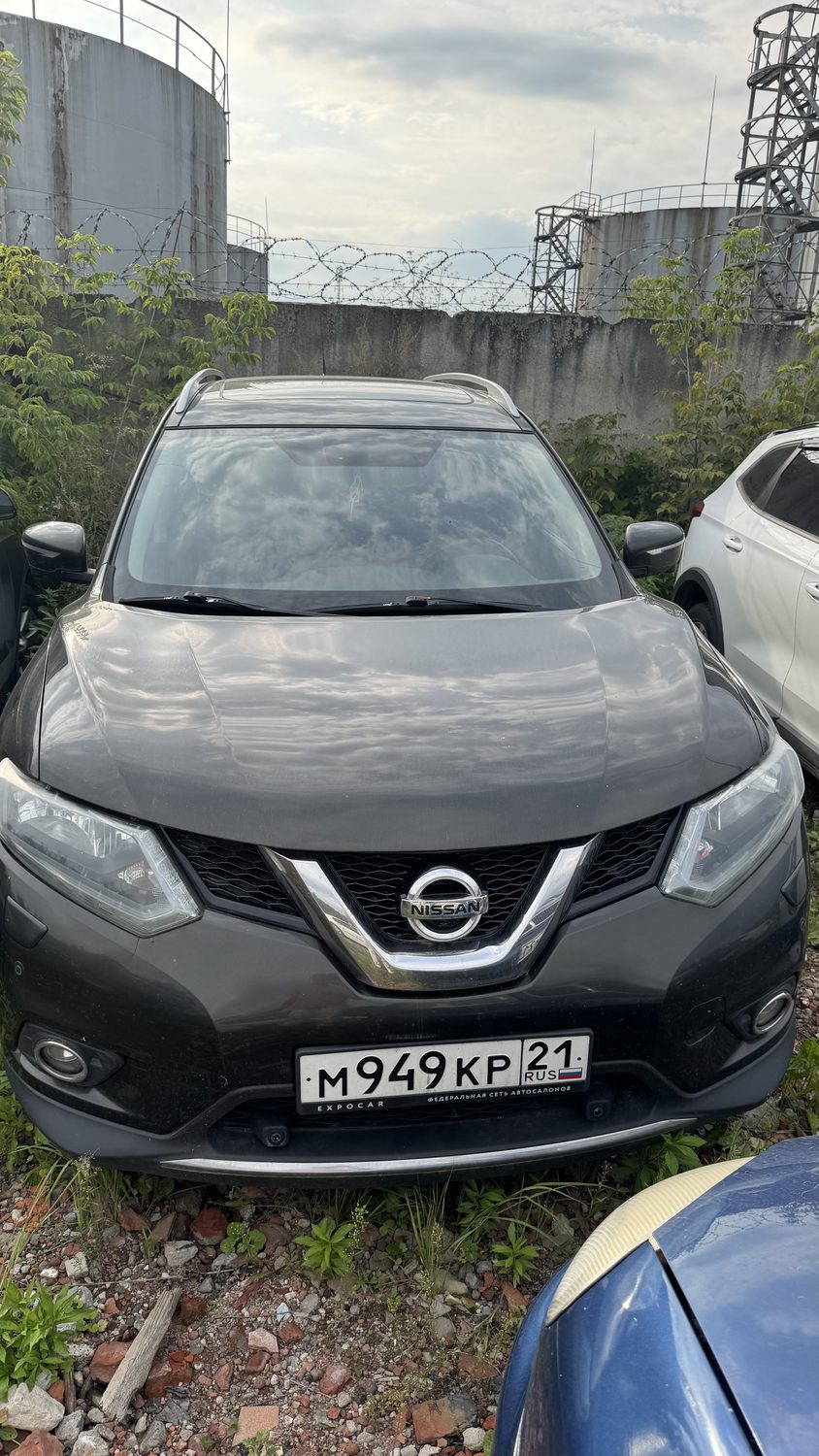 АМТС NISSAN X-Trail, г/н М949КР21, VIN Z8NTANT32ES038207, оливкового цвета, 201…